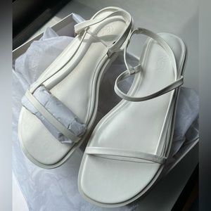 Brand new white sandals from Love Bonito. Size 39.
